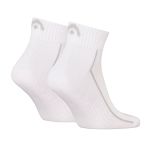 Head Tennis Performance Quarter Socks 2P White